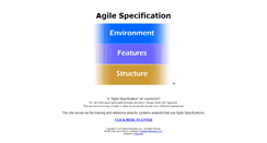 Desktop Screenshot of agilespec.com